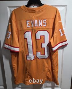 NEW Nike Mike Evans Tampa Bay Buccaneers Creamsicle Vapor FUSE Jersey Sz XL $175