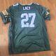 New Nike On Field Eddie Lacy #27 Green Bay Packers Nfl Football Jersey Size 52