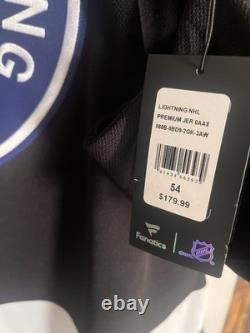 NEW SOLD OUT Tampa Bay Lightning Fanatics Premium Hockey Jersey Black