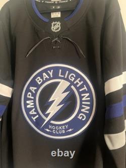 NEW SOLD OUT Tampa Bay Lightning Fanatics Premium Hockey Jersey Black