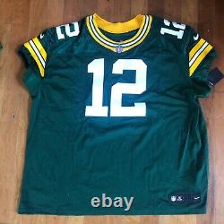 NEW Size 52 Nike NFL Green Bay Packers Aaron Rodgers #12 Stitched Jersey OnField