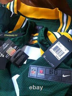 NEW Size 52 Nike NFL Green Bay Packers Aaron Rodgers #12 Stitched Jersey OnField
