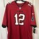 New Tampa Bay Buccaneers Tom Brady Jersey #12 Red On Field Nike Xl New $130