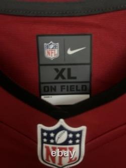 NEW Tampa Bay Buccaneers Tom Brady Jersey #12 Red ON FIELD Nike XL New $130