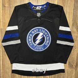 NEW Tampa Bay Lightning Fanatics Premium Alternate Stitched Jersey Men 46 S $180