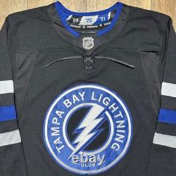 NEW Tampa Bay Lightning Fanatics Premium Alternate Stitched Jersey Men 46 S $180