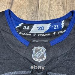 NEW Tampa Bay Lightning Fanatics Premium Alternate Stitched Jersey Men 46 S $180
