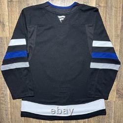 NEW Tampa Bay Lightning Fanatics Premium Alternate Stitched Jersey Men 46 S $180