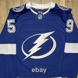 NEW Tampa Bay Lightning Jake Guentzel Authentic Fanatics Premium Home Jersey 50