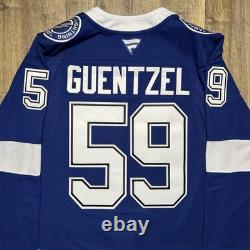 NEW Tampa Bay Lightning Jake Guentzel Authentic Fanatics Premium Home Jersey 50