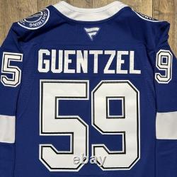 NEW Tampa Bay Lightning Jake Guentzel Authentic Fanatics Premium Home Jersey 50