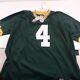 New W Tags Green Bay Packers #4 Brett Favre Jersey Reebok Authentic Stitched 2xl