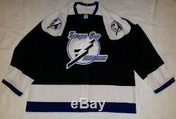 NEW with tags AUTHENTIC Tampa Bay Lightning Jersey nwt Mens 58 black KOHO mic