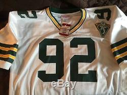 NFL Authentic Mitchell & Ness Green Bay Packers Reggie White Jersey 56! BNWT