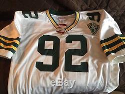 NFL Authentic Mitchell & Ness Green Bay Packers Reggie White Jersey 56! BNWT