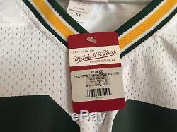 NFL Authentic Mitchell & Ness Green Bay Packers Reggie White Jersey 56! BNWT