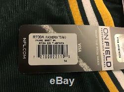 NFL Authentic Reebok Green Bay Packers Legend Brett Favre Jersey 54 $280 BNWT