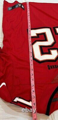 NFL Brady & Gronkowski Tampa Bay Buccaneers Nike Mens Jersey L Combo Red/Pewter