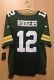 Nfl Green Bay Packers Authentic American Football Shirt Jersey Aaron Rodgers #12