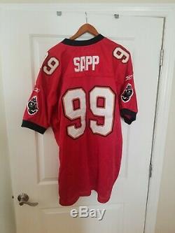 NFL Hall of Famer. Warren Sapp Tampa Bay Buccaneers Authentic Jersey Size 56