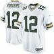 Nfl Men's Jersey Green Bay Packers Aaron Rodgers Football Xxl Ltd Away White
