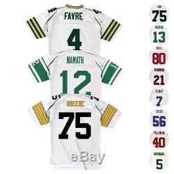 NFL Mitchell & Ness Throwback Player Road White Legacy Jersey Collection Men's