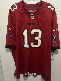 NFL Nike On Field Jersey Tampa Bay Buccaneers Mike Evans #13 Red Sz 3XL New $130