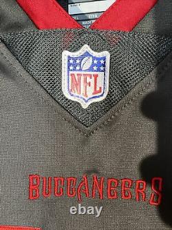 NFL On Field Tampa Bay Buccaneers Jersey Stitch Pewter Men's Size 3XL Tom Brady