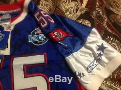 NFL Reebok Tampa Bay Buccaneers Derrick Brooks Pro Bowl Jersey Size 50 NWT