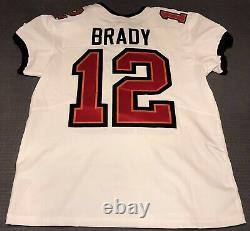 NFL Tampa Bay Buccaneers Nike White Tom Brady Vapor Elite Jersey Size 44 SBLV/55