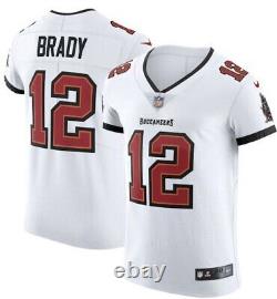 NFL Tampa Bay Buccaneers Nike White Tom Brady Vapor Elite Jersey Size 44 SBLV/55
