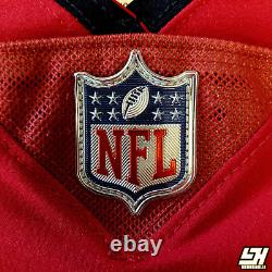 NFL Tom Brady Tampa Bay Buccaneers Elite Authentic Captain Red 44 Jersey Nwt