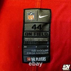 NFL Tom Brady Tampa Bay Buccaneers Elite Authentic Captain Red 44 Jersey Nwt