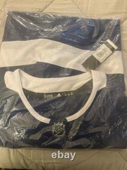 NHL Adidas Authentic Prime Green Tampa Bay Lightning Home Blank Jersey Sz 60