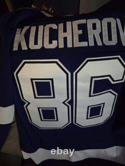 NHL Tampa Bay Lightning #86 Nikita Kucherov Men's Size 46