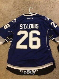 NHL Tampa Bay Lightning Authentic Marty St. Louis Premier Jersey Mens Size XL