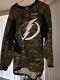 Nhl Tampa Bay Lightning Mark Barberio Signed, Certified Camo Jersey Size 56