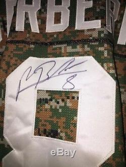NHL Tampa Bay Lightning Mark Barberio Signed, Certified Camo Jersey Size 56