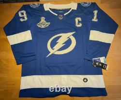 NHL Tampa Bay Lightning Steven Stamkos Stanley Cup Patch Jersey Large adidas