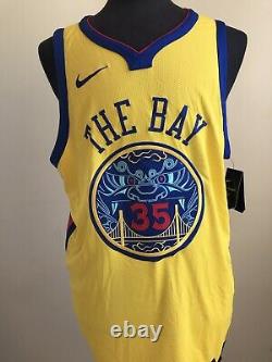 NIKE Authentic Jersey WARRIORS Chinese New Year Stitched 35 DURANT 56 The Bay