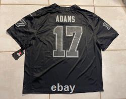 NIKE Green Bay Packers Davante Adams NFL Reflective Jersey Black Men's 3XL