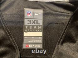 NIKE Green Bay Packers Davante Adams NFL Reflective Jersey Black Men's 3XL