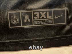 NIKE Green Bay Packers Davante Adams NFL Reflective Jersey Black Men's 3XL