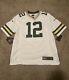 Nike Nfl Green Bay Packers #12 Aaron Rodgers Football Jersey White