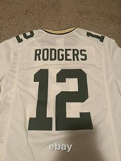 NIKE NFL Green Bay Packers #12 Aaron Rodgers Football Jersey White