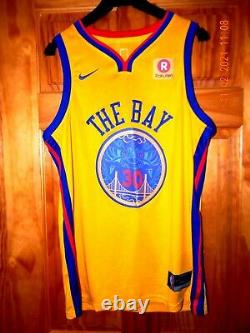 NIKE STEPH CURRY THE BAY Stitched CHINESE NEW YEAR Basketball Jersey, SZ 44