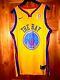 Nike Steph Curry The Bay Stitched Chinese New Year Basketball Jersey, Sz 44