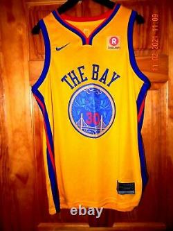 NIKE STEPH CURRY THE BAY Stitched CHINESE NEW YEAR Basketball Jersey, SZ 44