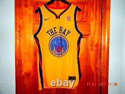 NIKE STEPH CURRY THE BAY Stitched CHINESE NEW YEAR Basketball Jersey, SZ 44