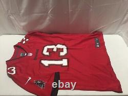 NIKE Tampa Bay Buccaneers Mike Evans #13 Red Game Jersey Mens Size Large P69